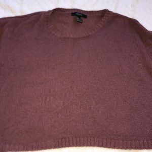 Forever 21 Sweater Material Crop Top
